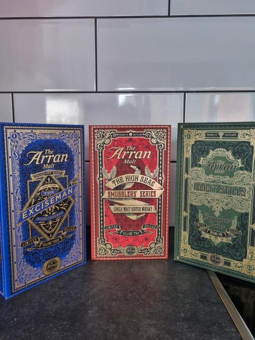 Whisky Arran Smuggler's Edition trilogy, Verzamelen, Wijnen, Vol, Ophalen of Verzenden