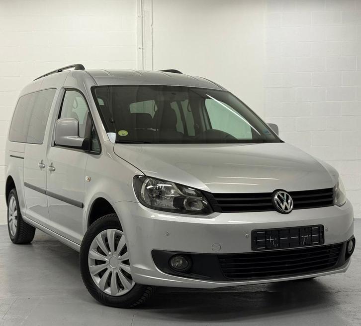 VW CADDY MAXI 7 ZITPLAATSEN 1.6TDI MET KEURING, Auto's, Volkswagen, Bedrijf, Caddy Maxi, ABS, Airbags, Airconditioning, Boordcomputer