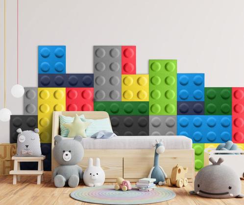 Exclusieve Wandpanelen Vilt Blocks | 5 designs | 11 kleuren, Kinderen en Baby's, Kinderkamer | Inrichting en Decoratie, Nieuw