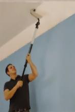 Van binnenuit gevoede verfrol met lange steel (nieuw), Enlèvement, Neuf