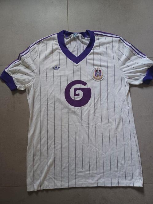 Matchworn shirt Anderlecht 1983-1984, Verzamelen, Sportartikelen en Voetbal, Shirt, Ophalen of Verzenden