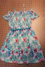 Robe neuve, haut smocké, 12 ans (152), Kinderen en Baby's, Kinderkleding | Maat 152, C&A, Meisje, Nieuw, Ophalen of Verzenden