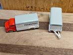 LEGO 1/87 HO MERCEDES TRUCK + AANHANGER, Hobby en Vrije tijd, Ophalen of Verzenden, Zo goed als nieuw, Auto