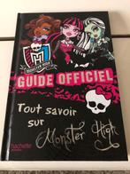 Livre guide officiel Monster High, Comme neuf