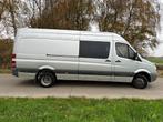 Mercedes Sprinter 516CDI MAXI/L3H2/DOUBLECAB/5PLAATS/AIRCO, Auto's, Euro 5, Achterwielaandrijving, Zwart, Mercedes-Benz