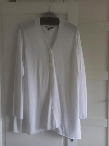 Nieuwe witte vest Ulla Popken MT54/56 oksel-oksel 72cm beschikbaar voor biedingen