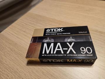 TDK MA-X 90 verzegelde metalen cassette - Japan beschikbaar voor biedingen