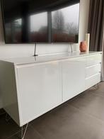 Witte dressoir, Huis en Inrichting, Kasten | Dressoirs, Ophalen, 75 cm of meer, 50 tot 100 cm, Zo goed als nieuw