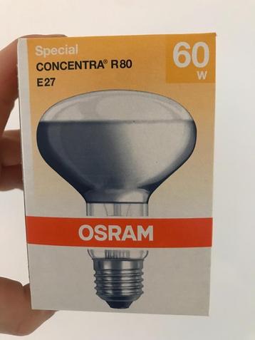 Ampoule OSRAM Spéciale Concentra R80 E27 60W