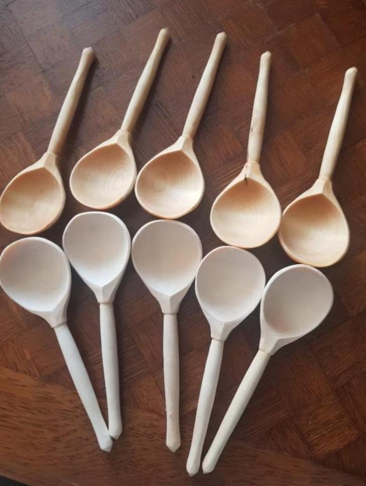 Houten lepels, Huis en Inrichting, Keuken | Bestek, Nieuw, Hout, Ophalen of Verzenden