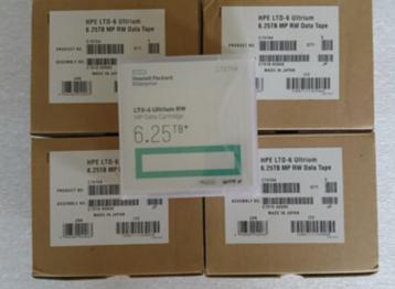 20 HP LTO-6 Tapes – Brand New & Sealed beschikbaar voor biedingen