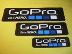 GoPro stickers - 3 nieuwe exemplaren, Nieuw, Verzenden