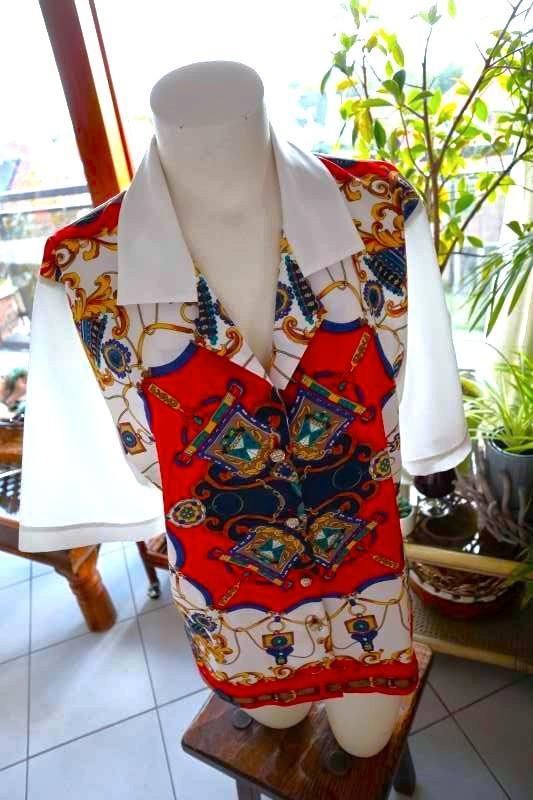 bijzonder creatief stijvol rode blouse, Vêtements | Femmes, Blouses & Tuniques, Neuf, Taille 42/44 (L), Autres couleurs, Enlèvement ou Envoi