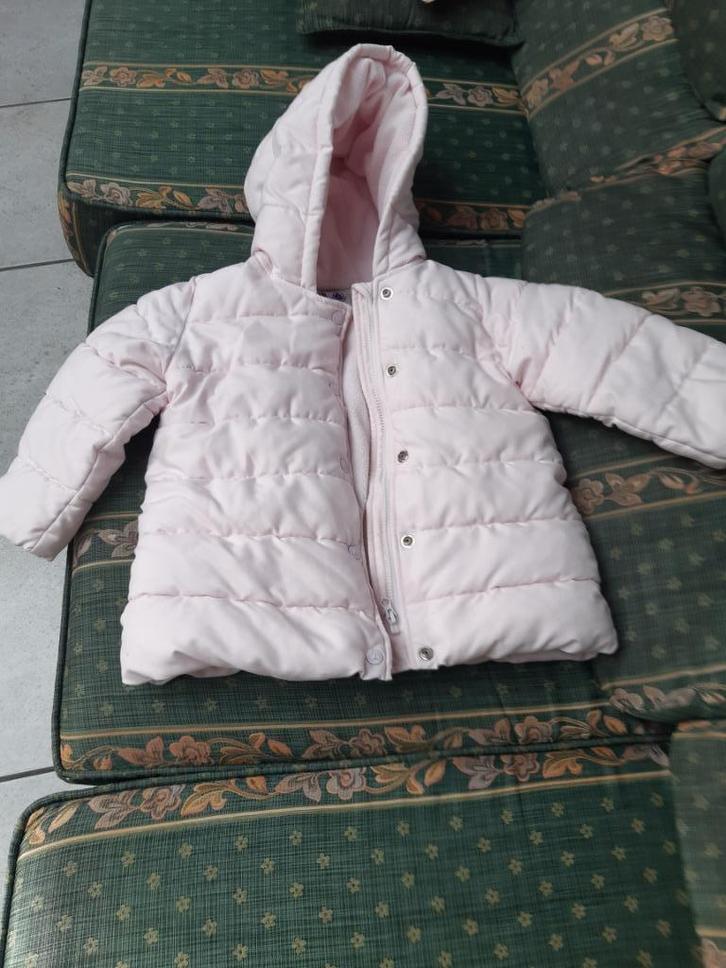 Petit Bateau Meisjesski-Jas - Roze Mignonne - Maat 86, Kinderen en Baby's, Kinderkleding | Overige, Zo goed als nieuw, Meisje