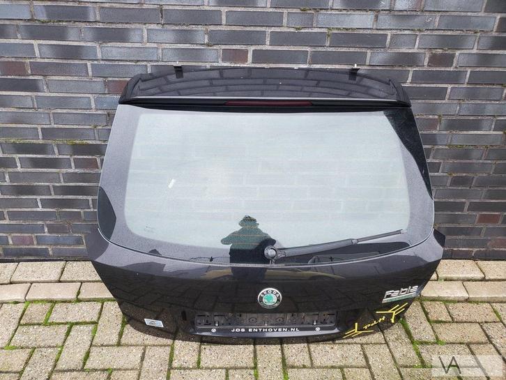 Skoda Fabia station 2007 - 2013 achterklep zwart nette staat, Auto-onderdelen, Carrosserie, Achterklep, Skoda, Achter, Gebruikt