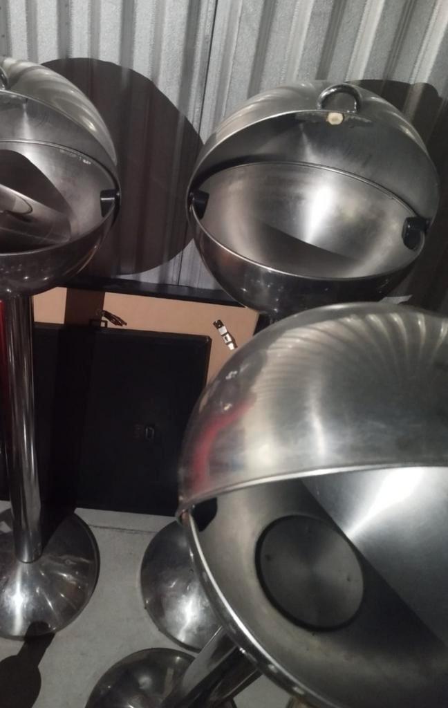 2 de Mes 😃 Seaux 🪣 ? BOULES Inox ? à Éponges, VINTAGE ?, Huis en Inrichting, Emmers, Gebruikt, RVS, Met deksel, Ophalen