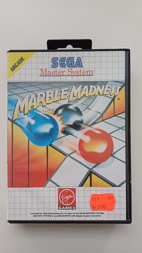 SEGA MASTER SYSTEM MARBLE MADNESS, Games en Spelcomputers, Games | Sega, Master System, Ophalen of Verzenden
