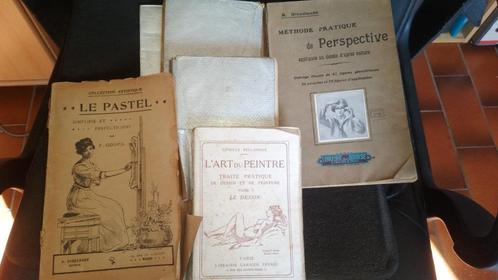 lot d'anciens livres sur la peinture et le dessin, Boeken, Studieboeken en Cursussen, Gelezen, Niet van toepassing, Ophalen