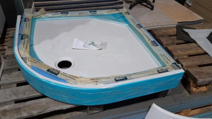 Douchebak kwartrond, Doe-het-zelf en Bouw, Sanitair, Nieuw, Douche, Ophalen