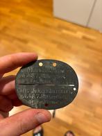 Plaque identité allemande ww1 wo1, Verzamelen, Ophalen of Verzenden