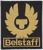 Belstaff stoffen opstrijk patch embleem, Verzenden, Nieuw