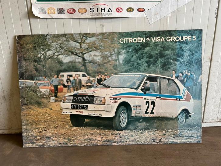 Originele dealer poster Citroën Visa Chrono, Verzamelen, Automerken, Motoren en Formule 1, Zo goed als nieuw, Ophalen