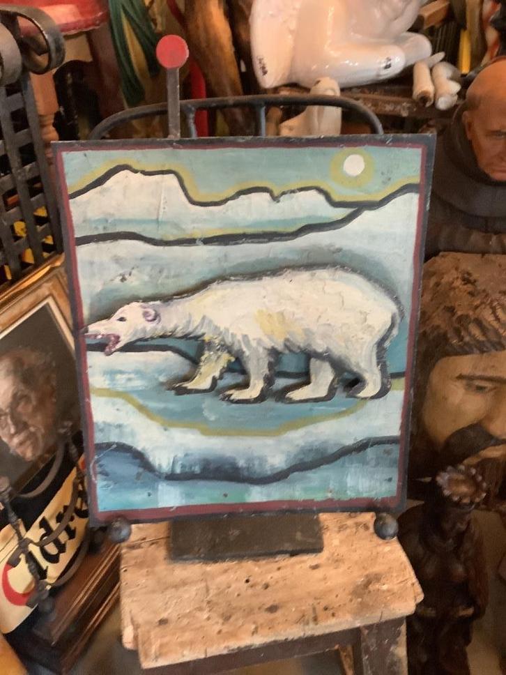 Kermis ijsbeer ! 1920 !, Antiquités & Art, Art | Autres Art, Enlèvement