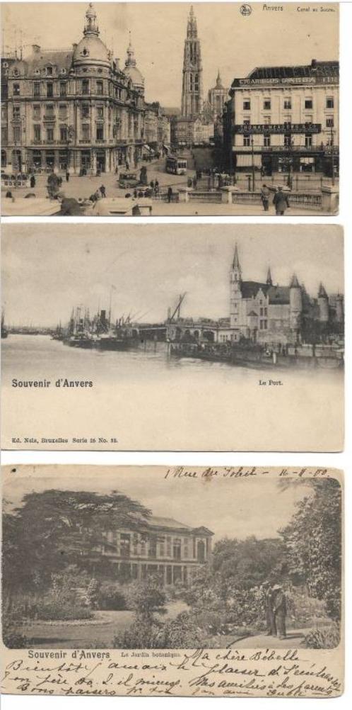 Oude ansichtkaarten Antwerpen, Verzamelen, Postkaarten | België, Gelopen, Antwerpen, Ophalen of Verzenden