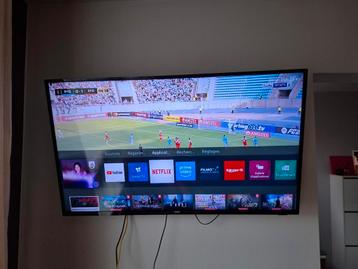 TV PHILIPS LED 4K ULTRA HD 50 POUCES 126CM + SUPPORT MURAL beschikbaar voor biedingen