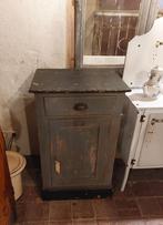 groot oud nachtkastje   klein kastje voor hal, Antiek en Kunst, Curiosa en Brocante, Ophalen