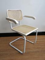 Chaise vintage Cesca S64 Marcel Breuer, Maison & Meubles, Métal, Enlèvement, Utilisé, Blanc