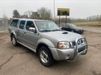 Nissan Navara 2.5Di PICKUP Dubbel Cabbine 4x4 OFF ROAD, Auto's, Stof, Bedrijf, Grijs, SUV of Terreinwagen