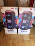 Set van 2 stuks JBL Partyboxen 710 zwart 800 W., Audio, Tv en Foto, Ophalen, JBL, Nieuw, 120 watt of meer