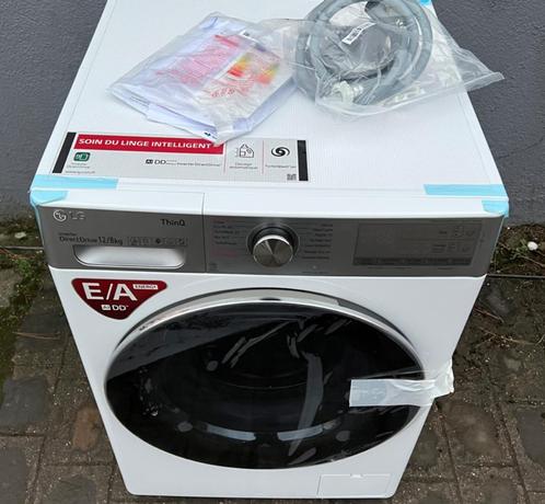 LG @home lave linge séchant Intelligent 12kg,vapeur+AUTODOSE, Electroménager, Lave-linges séchants, Neuf, 10 kg ou plus, Enlèvement