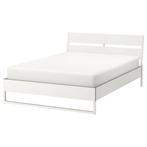 Lit ikea Trysil + matelas + sommier, Enlèvement, Comme neuf