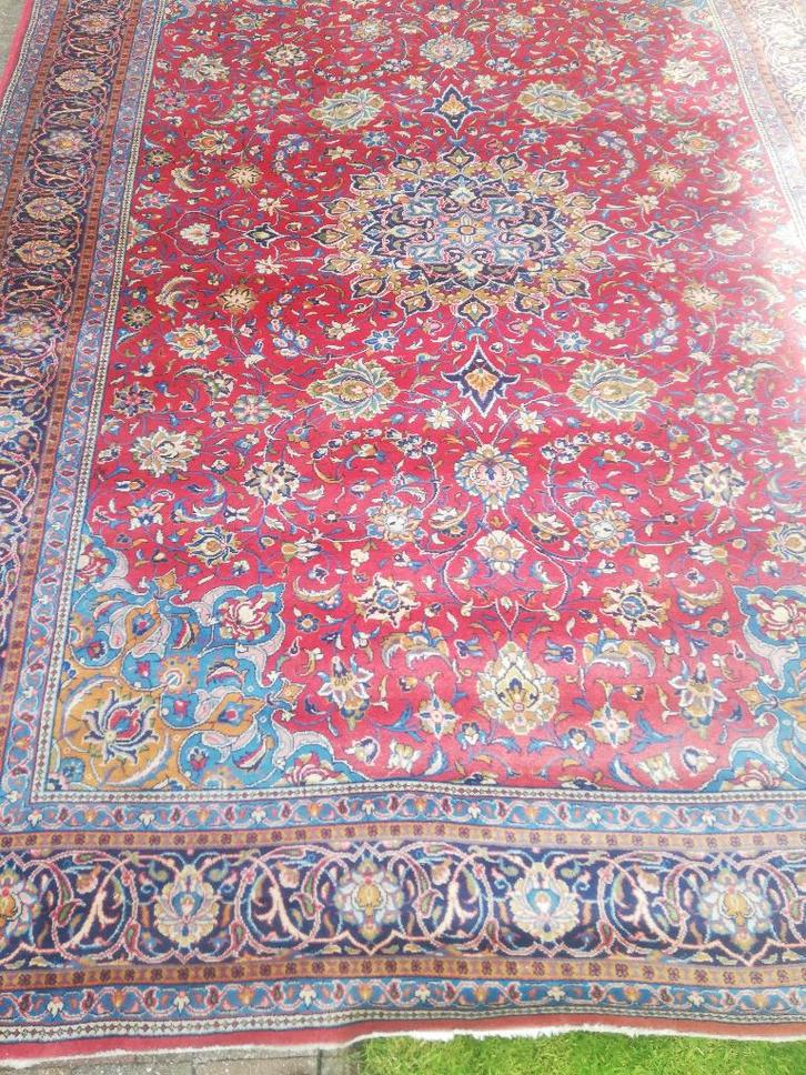 Handgeknoopt tapijt. Topkwaliteit. 350 op 250 cm, Maison & Meubles, Ameublement | Tapis & Moquettes, Utilisé, 200 cm ou plus, 200 cm ou plus