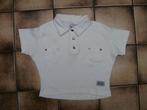 Polo topje, Kleding | Dames, Topjes, Wit, Korte mouw, Maat 36 (S), Gedragen