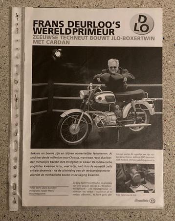 Unieke Map met documentatie JLO - Boxertwin met cardan beschikbaar voor biedingen