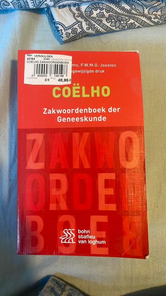 A.A.F. Jochems - Coëlho Zakwoordenboek der Geneeskunde, Boeken, Wetenschap, Ophalen of Verzenden