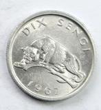 Av Pces CONGO KM #7 „10 SENGI” UIT 1967, Postzegels en Munten, Munten | Afrika, Verzenden, Overige landen, Losse munt