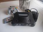 Nintendo 64 N64-console + Mario Kart, Games en Spelcomputers, Spelcomputers | Nintendo 64, Ophalen of Verzenden, Gebruikt, Met 1 controller