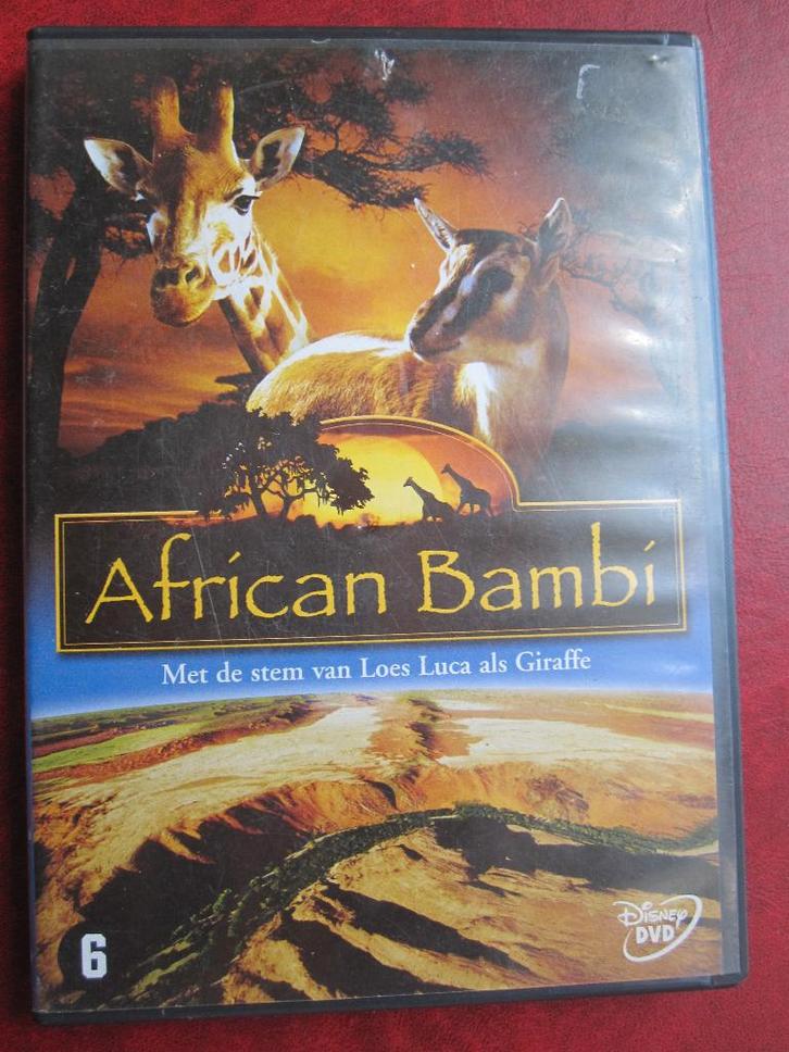 African Bambi (2007) DISNEY, Cd's en Dvd's, Dvd's | Documentaire en Educatief, Zo goed als nieuw, Natuur, Vanaf 6 jaar, Ophalen of Verzenden