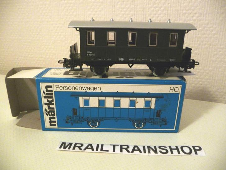 4007 Marklin HO - Voiture de tourisme ÖBB OVP (E2500256), Hobby & Loisirs créatifs, Trains miniatures | HO, Utilisé, Wagon, Märklin