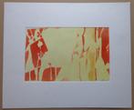 KARL SEITER / COMPOSITIE / OLIEVERF PAPIER / 50x60cm / SIG, Antiek en Kunst, Kunst | Schilderijen | Modern, Ophalen of Verzenden