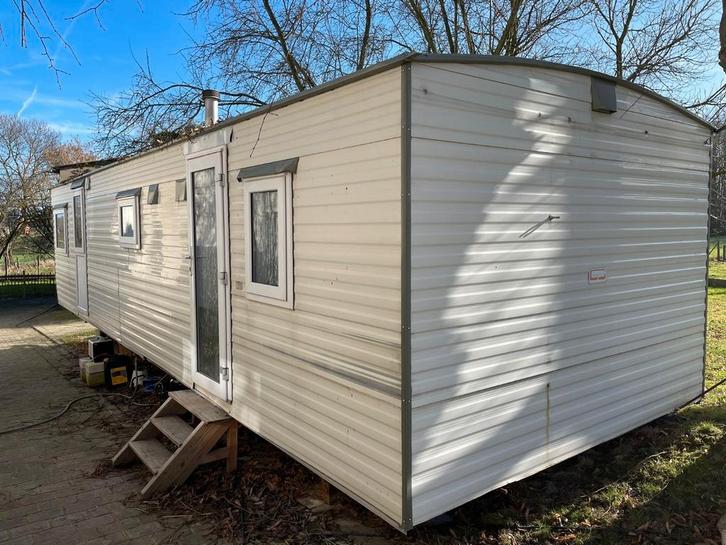 Stacaravan in goede staat., Caravans en Kamperen, Stacaravans, tot en met 4, Ophalen