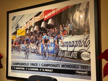 IK ZOEK Campagnolo poster WK 1981 Freddy Maertens Praag beschikbaar voor biedingen