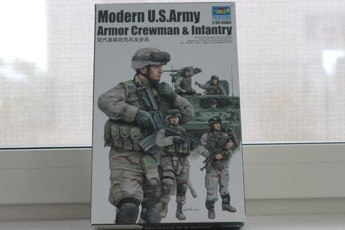 MODELBOUW U.S.ARMY ARMOR CREWMAN & INFANTERY 1/35, Hobby en Vrije tijd, Modelbouw | Figuren en Diorama's, Ophalen of Verzenden