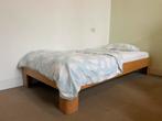 Auping houten bed, Ophalen, Verstelbaar, Eenpersoons, Bruin