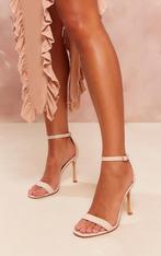 Roze sandalen met nude hak maat 39, Beige, Nieuw, Ophalen of Verzenden, Schoenen met hoge hakken