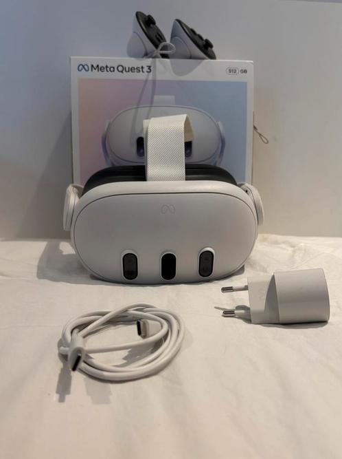 Meta Quest 3 - 512 Go, Games en Spelcomputers, Virtual Reality, Zo goed als nieuw, Ophalen